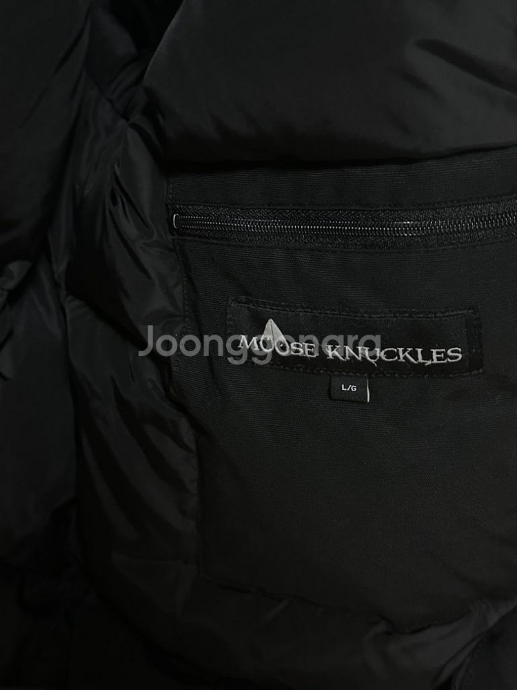 무스너클 발리스틱 바머 남자 패딩 L (모자 없음)--4