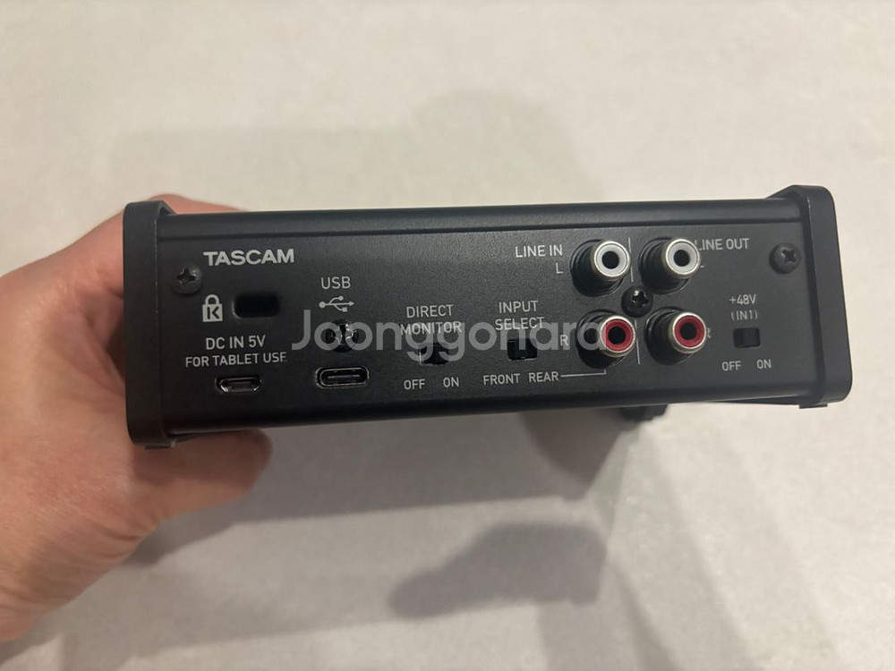 타스캠 TASCAM US-1X2HR 오디오 인터페이스--1