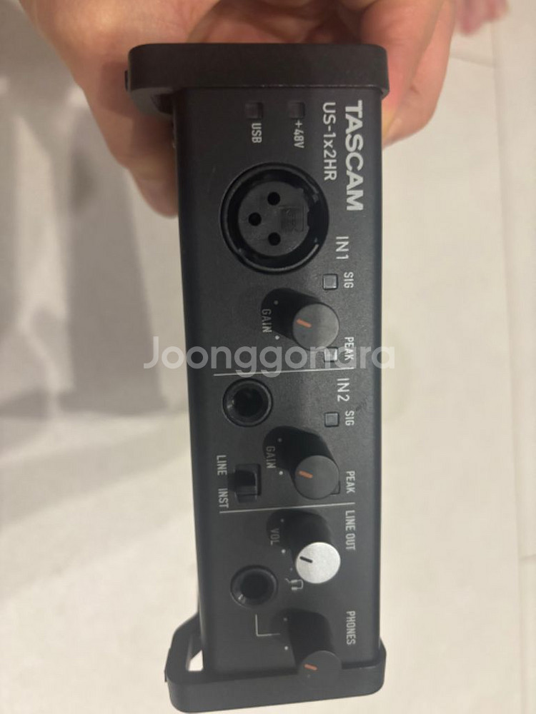 타스캠 TASCAM US-1X2HR 오디오 인터페이스--3