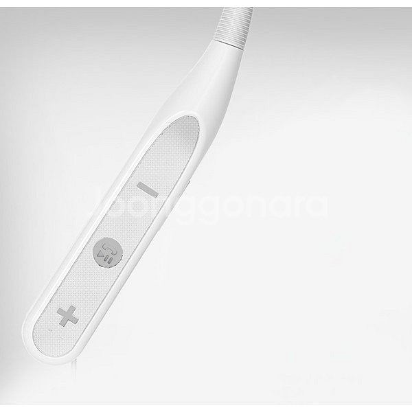 새 흰색 넥밴드 5.0 헤드셋 블루투스 이어폰 무선--1
