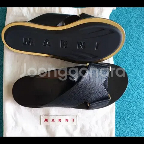 정품MARNI마르니슬리퍼--1
