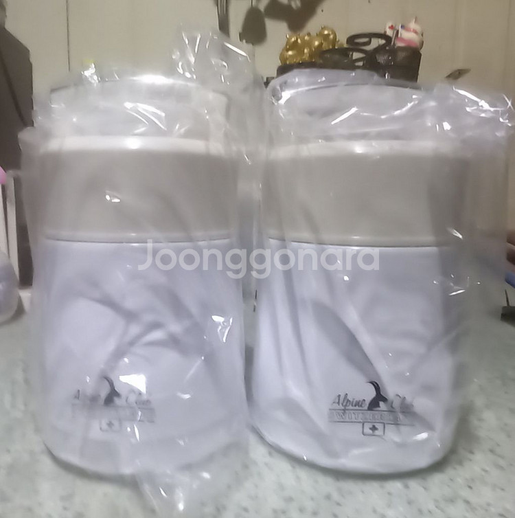 스위스 알파인클럽 보온.보냉 영양죽통 2개 일괄--1