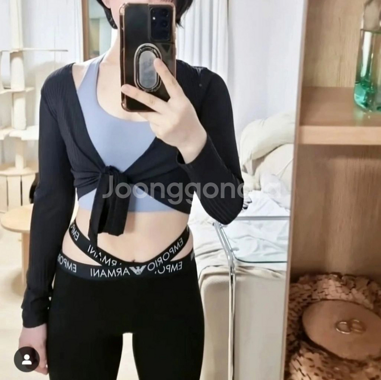 [시착만하고 손세탁] 아르마니 여성 내복하의 55사이즈--0