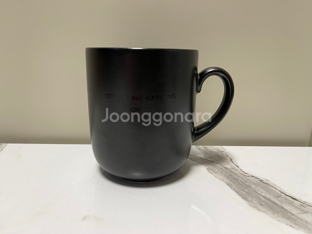 꼼데가르송 옴므 머그컵 1990년대 블랙 CDG--1