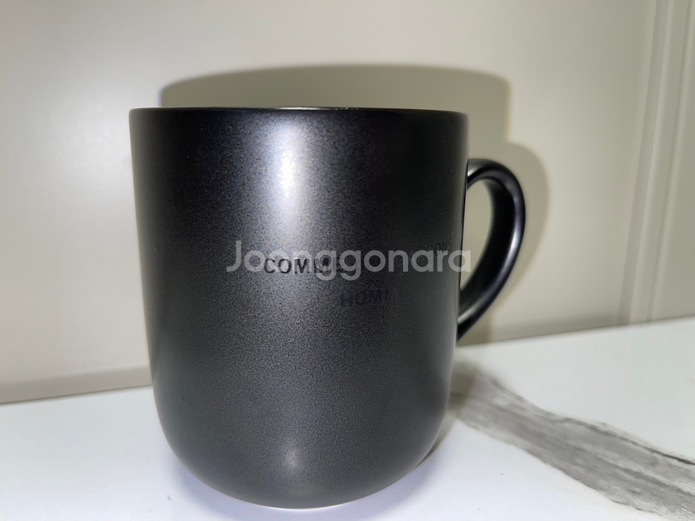 꼼데가르송 옴므 머그컵 1990년대 블랙 CDG--5