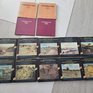 LP판 25장+카세트 테이프 24개 클레식 세트