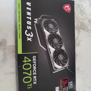 MSI 지포스 RTX 4070 ti 벤투스 3X 팝니다