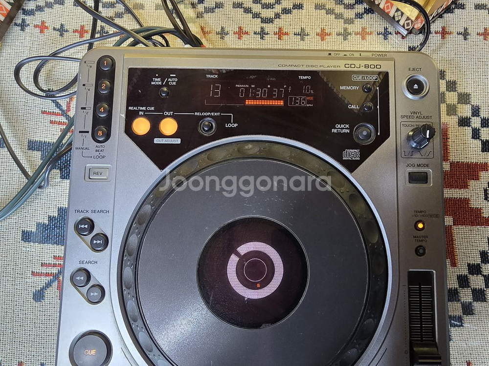 빈티지 파이오니아 CDJ-800 CD플레이어--2