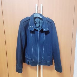크롭 숍자켑 100