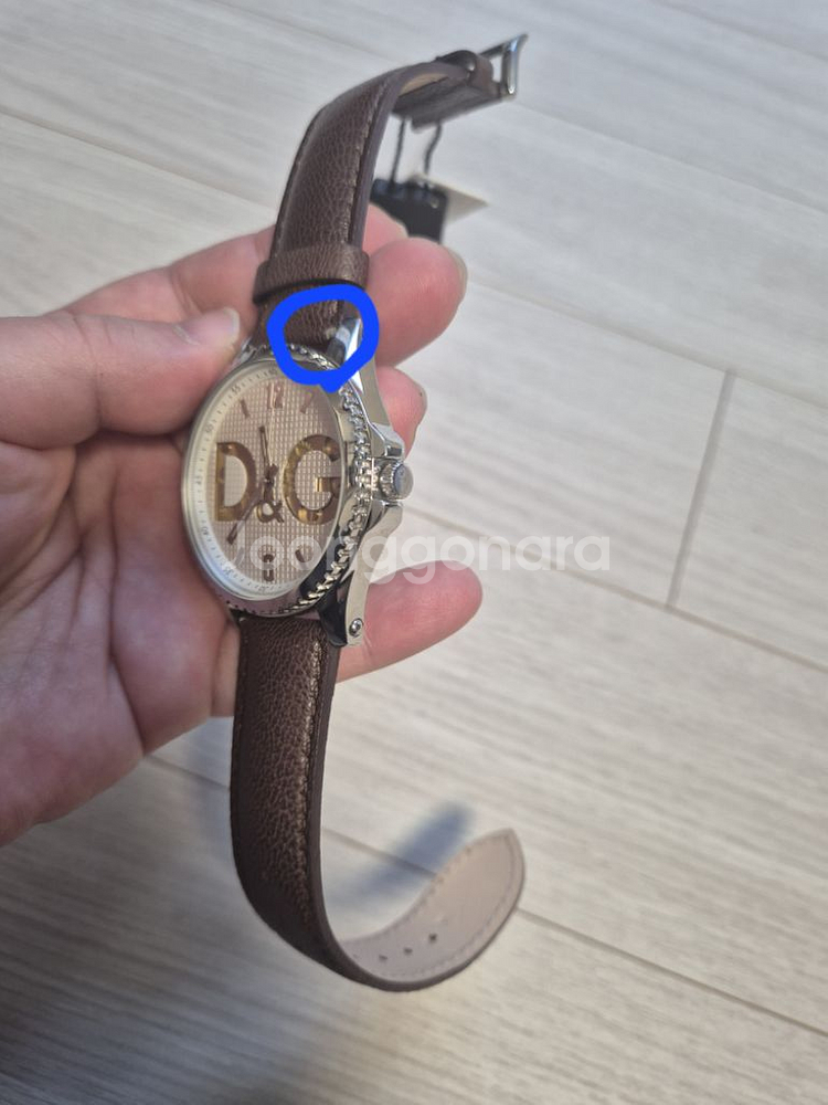 미사용 새제품 돌체앤가바나 D&G 정품 가죽 시계 판매--3