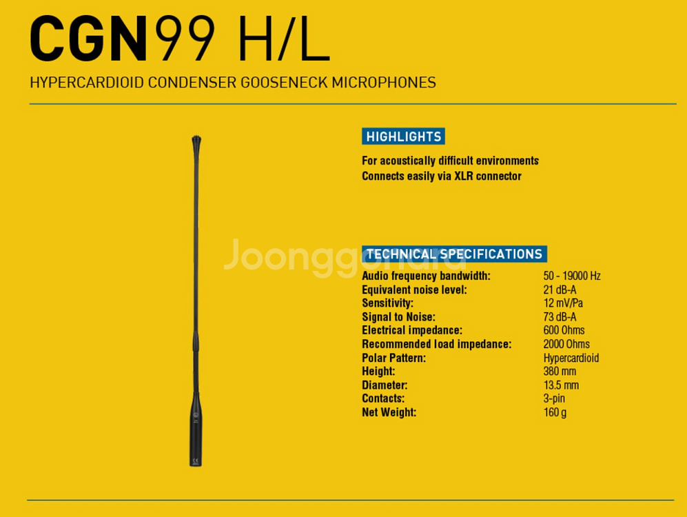 AKG CGN99H-L 구즈넥 마이크 세트--5