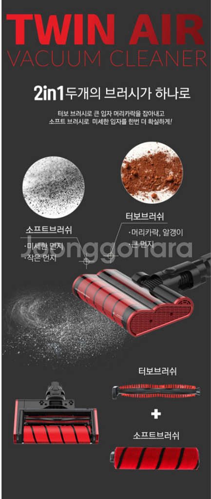 [스위스밀리터리] 싸이클론 무선 진공청소기--1