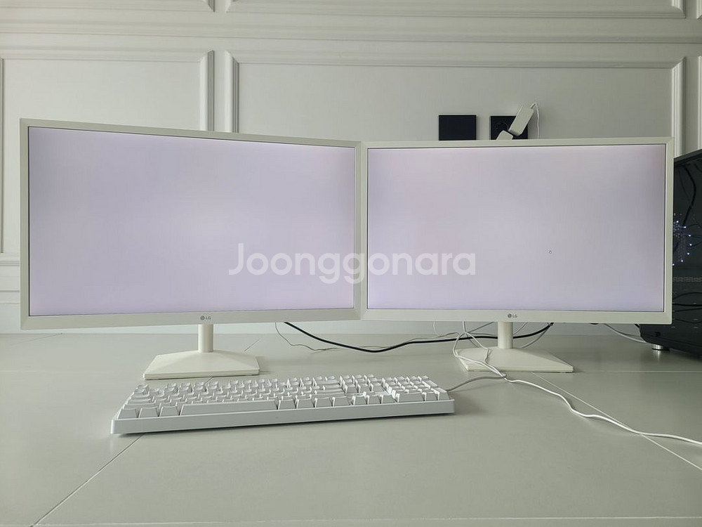 LG27인치 75Hz 27MN430HW 화이트 모니터--3