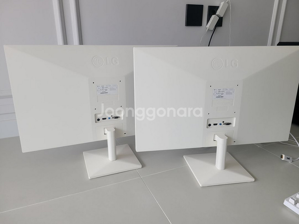 LG27인치 75Hz 27MN430HW 화이트 모니터--5
