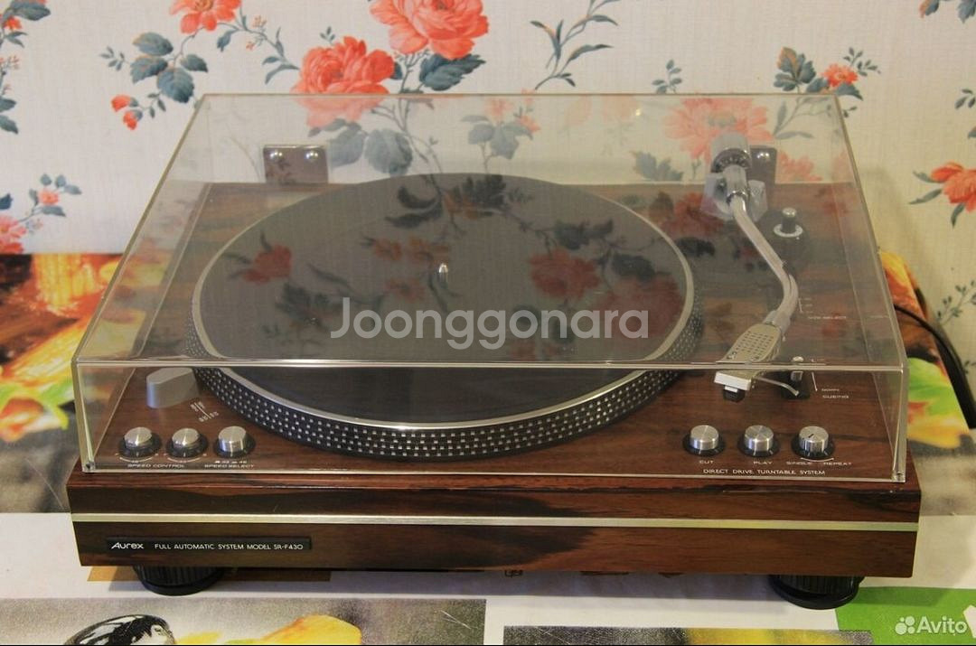 흔치않은 Aurex사의 전자동 턴테이블 SR-F430--1