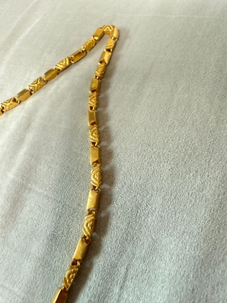 순금 남자목걸이15돈 이미지