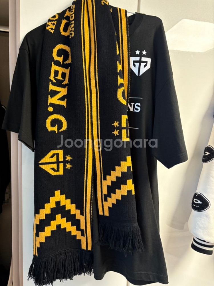 GEN.G 챔피언 티셔츠 XL 목도리 세트--0