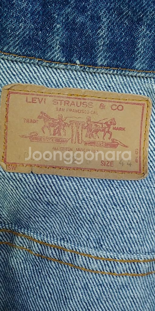 100 madeinusa 리바이스청자켓 남자청자켓 미국--2