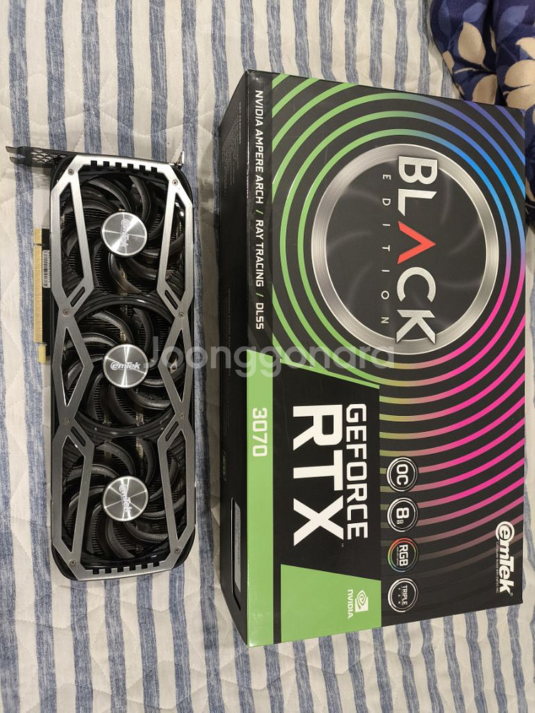 이엠텍 RTX 3070 블랙에디션 그래픽카드--0