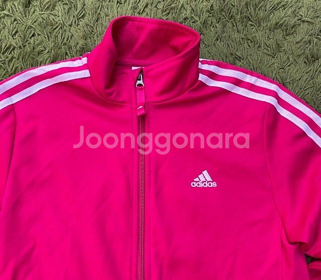 아디다스 자주색 핑크 여자 트랙탑 져지집업 90/S--1