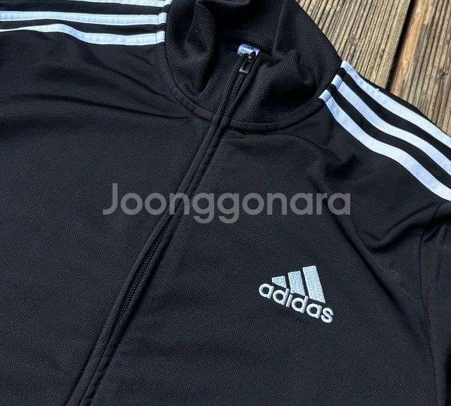 아디다스 블랙 검정 트랙탑 져지집업 105/XL--1