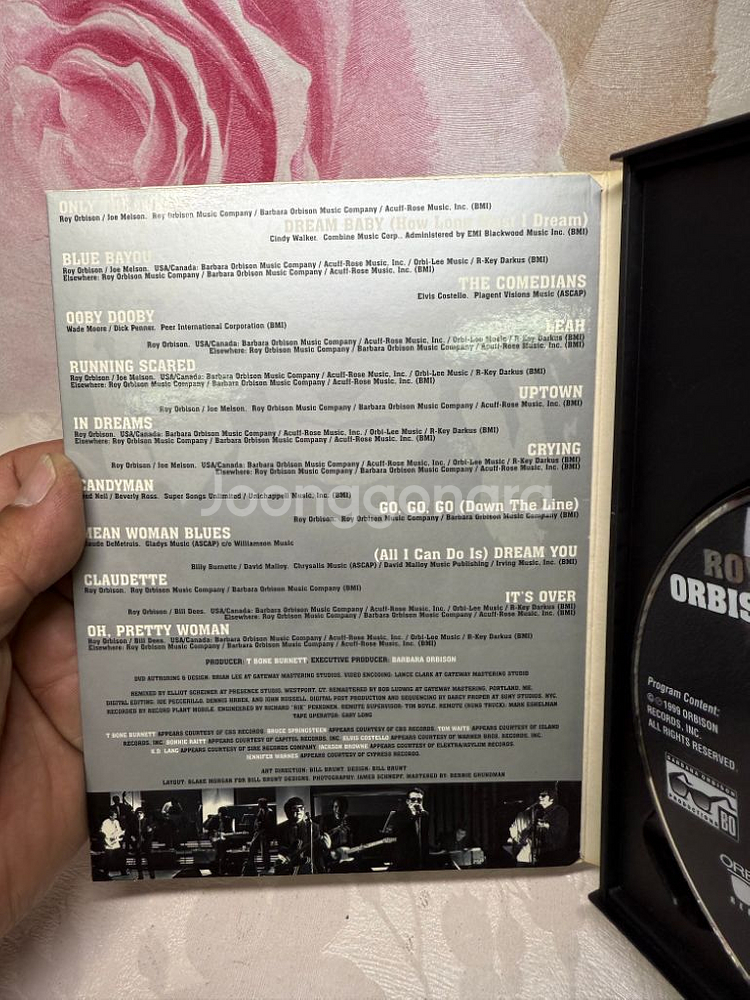 DVD 로이 오비슨 1988년 콘서트실황 Black&W--5