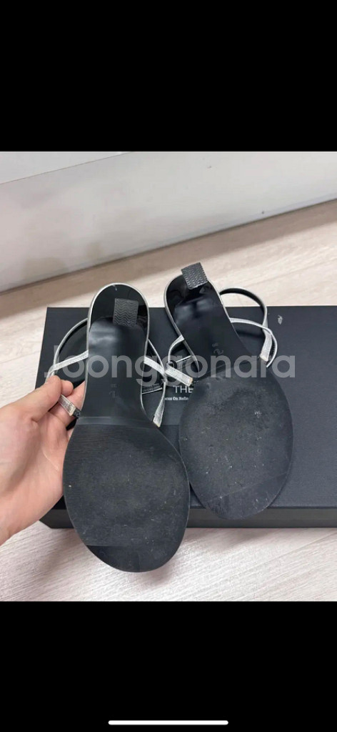 더로랑 샌들 Row T sandals - 실버 230--2