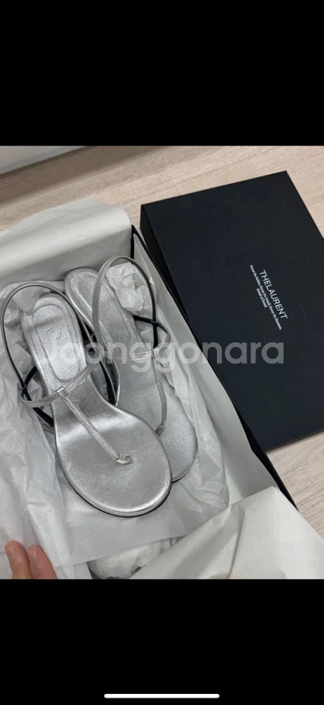 더로랑 샌들 Row T sandals - 실버 230--3