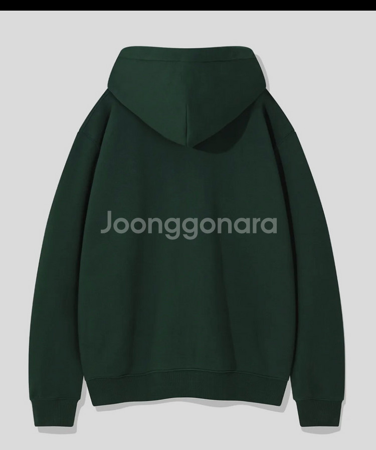 와키윌리 시그니처 키키 와펜 후드집업 그린 XL--1