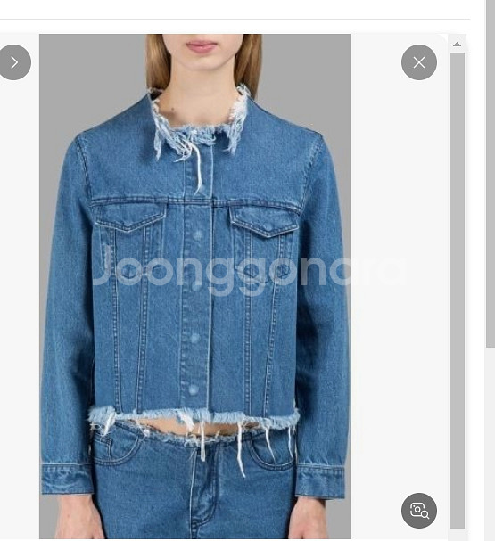 마르케스 알메이다 데님 자켓 xs사이즈 사이즈 xs--1