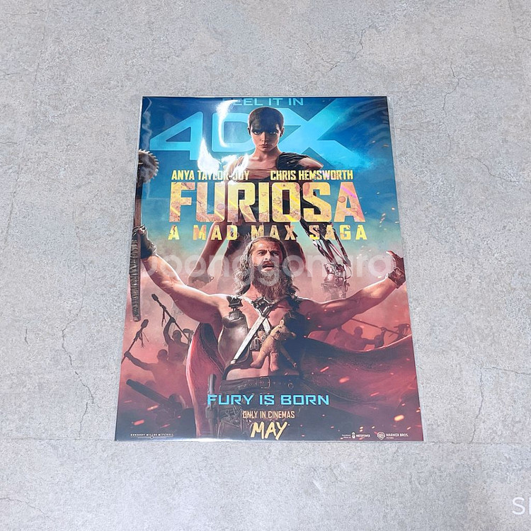 퓨리오사 매드맥스 4dx 포스터 특전 판매--0