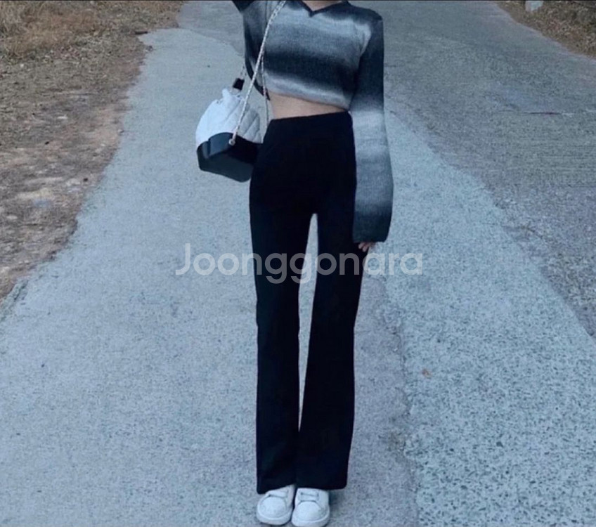 밴딩 부츠컷 팬츠--1