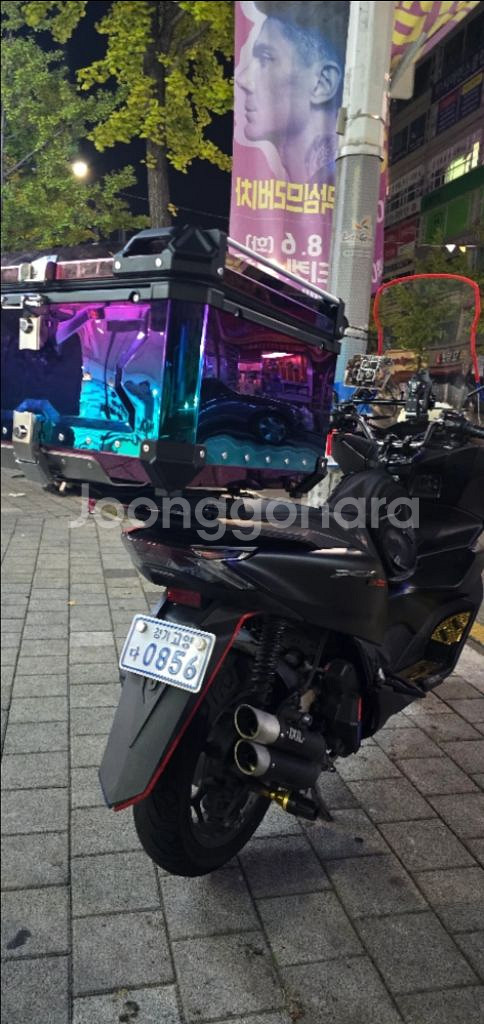 PCX 센터 ,레인보우탑박스, IXIL 배기판매합니다--0