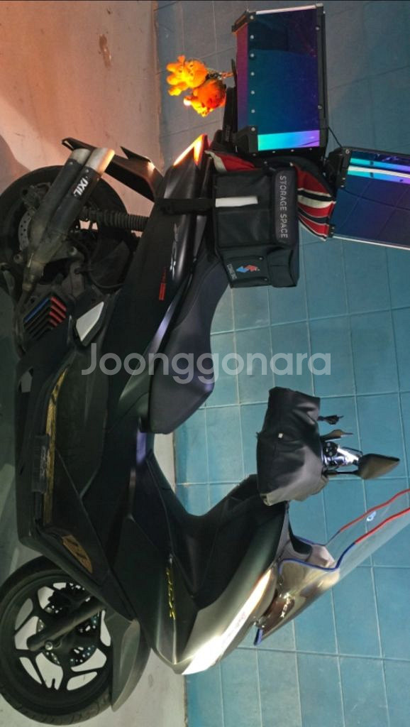 PCX 센터 ,레인보우탑박스, IXIL 배기판매합니다--4