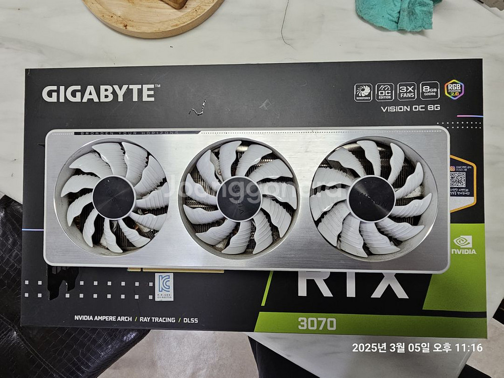 그래픽카드 기가바이트 엔비디아 RTX-3070 8G--4