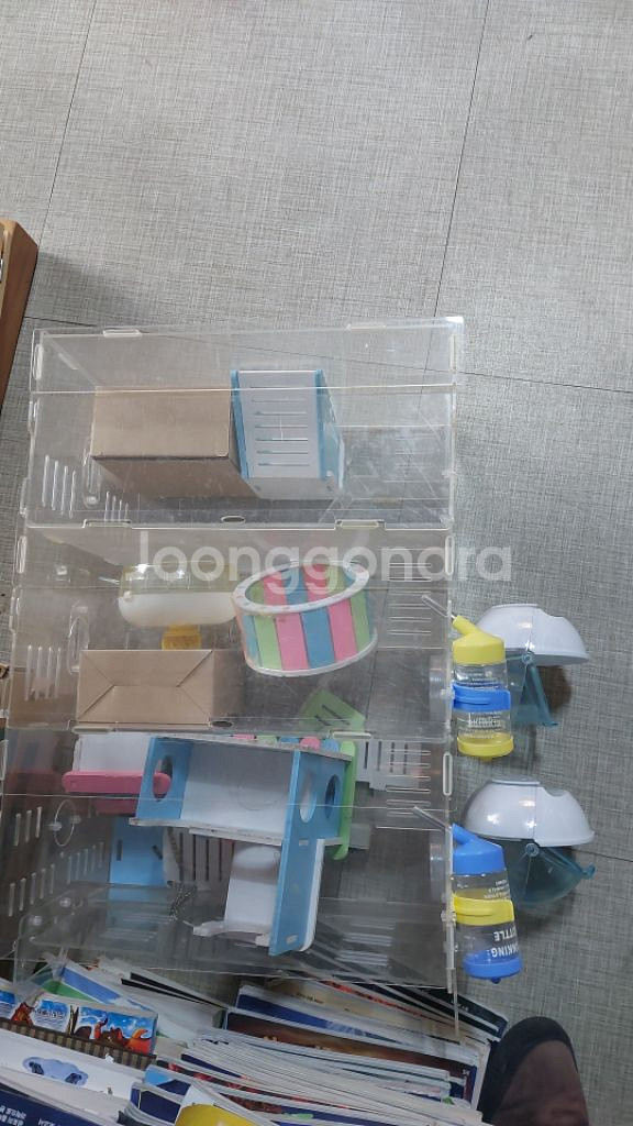 아크릴 햄스터3층 집입니딘--0