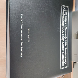 존에프 케네디 25주년 하프달러 우표첩