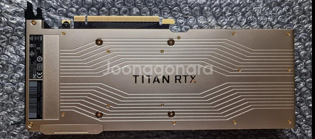 그래픽카드 GPU NVIDIA TITAN RTX--2
