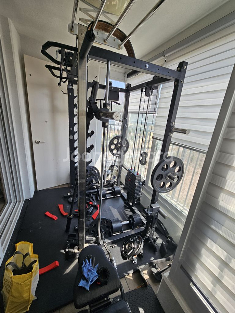 홈짐 cnk sm-8000 블럭형 100kg 랫타워--1