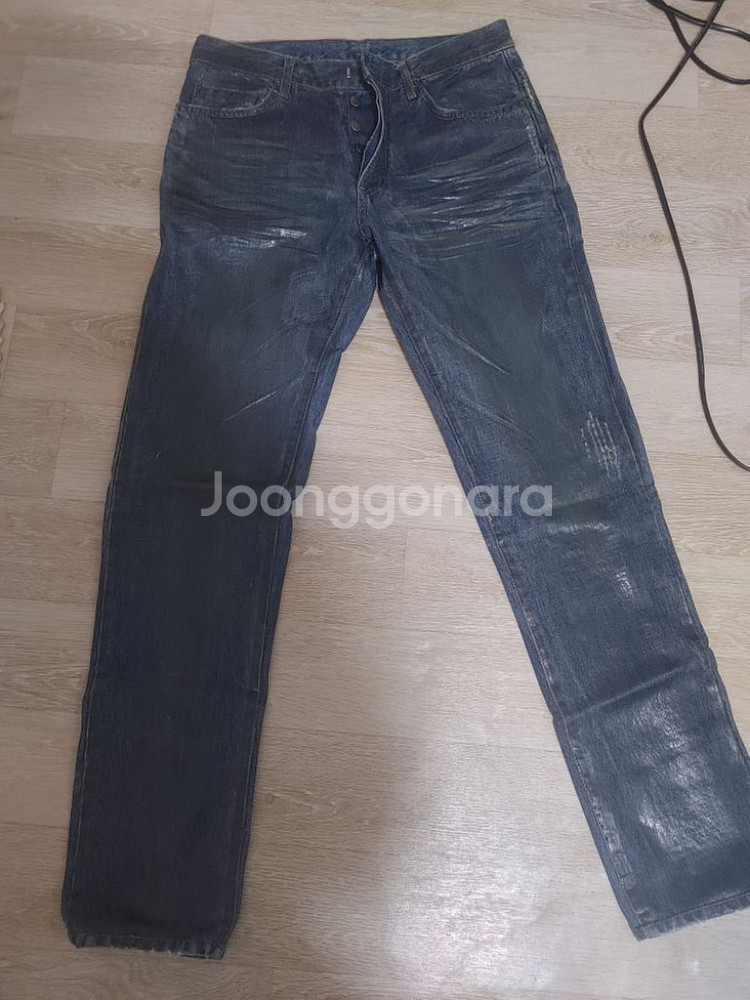 디올 블루왁스코팅맛 청바지--0