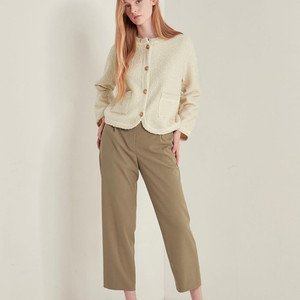 한섬 SJSJ 21FW 부클레 니트 가디건 90F사이즈
