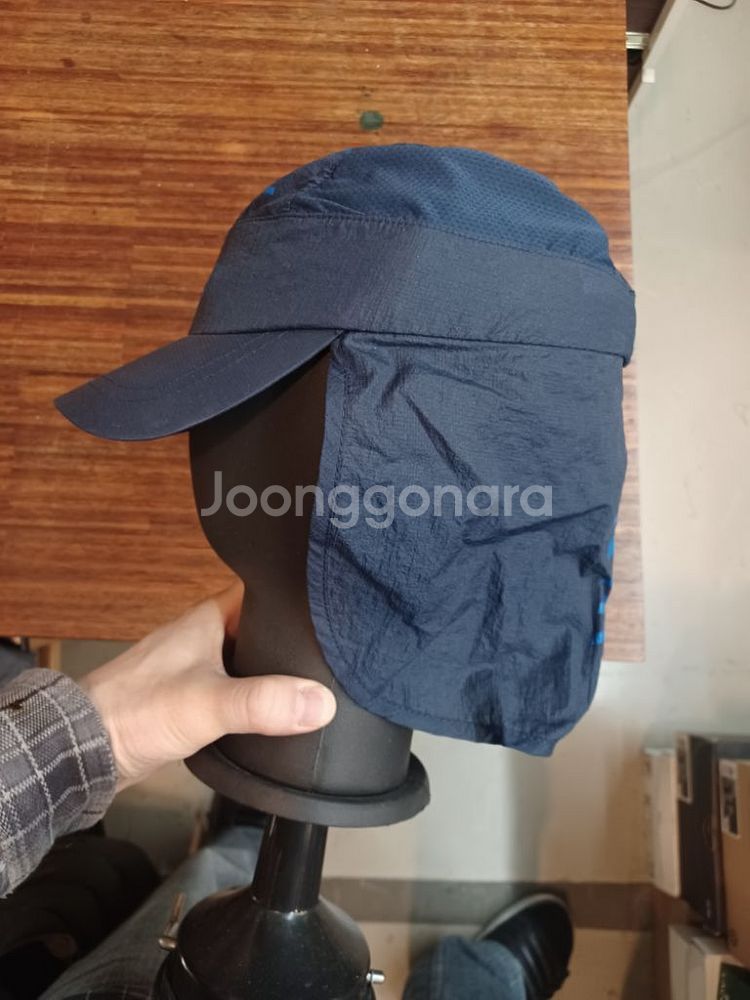 뉴발란스 빅로고 나일론 메쉬 트루퍼 썬캡 모자 L 56--1