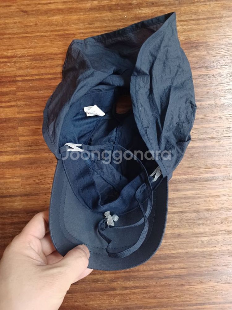 뉴발란스 빅로고 나일론 메쉬 트루퍼 썬캡 모자 L 56--4