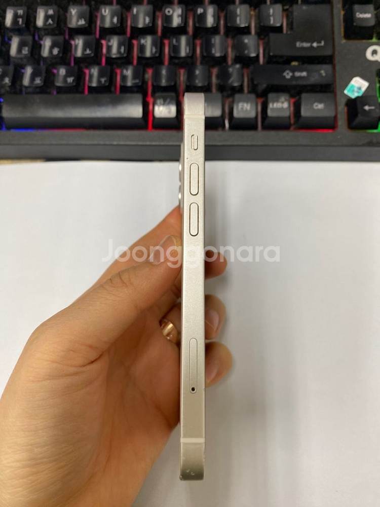 아이폰12미니 화이트 액정SS급 64GB 배터리100%--3