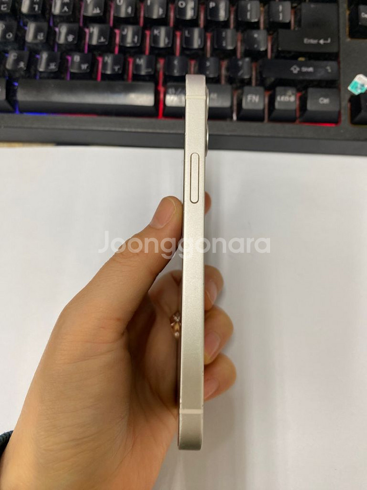 아이폰12미니 화이트 액정SS급 64GB 배터리100%--4