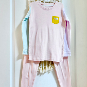 더미누 유아 아동 파스텔 내의 실내복 130