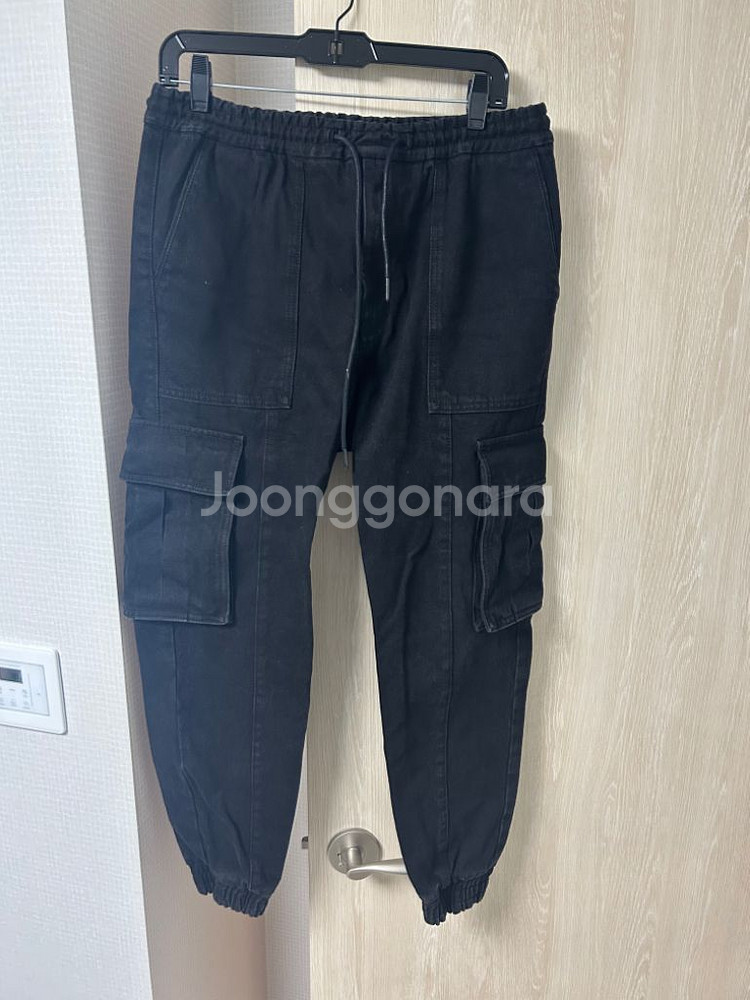 준지 데님 조거팬츠--0