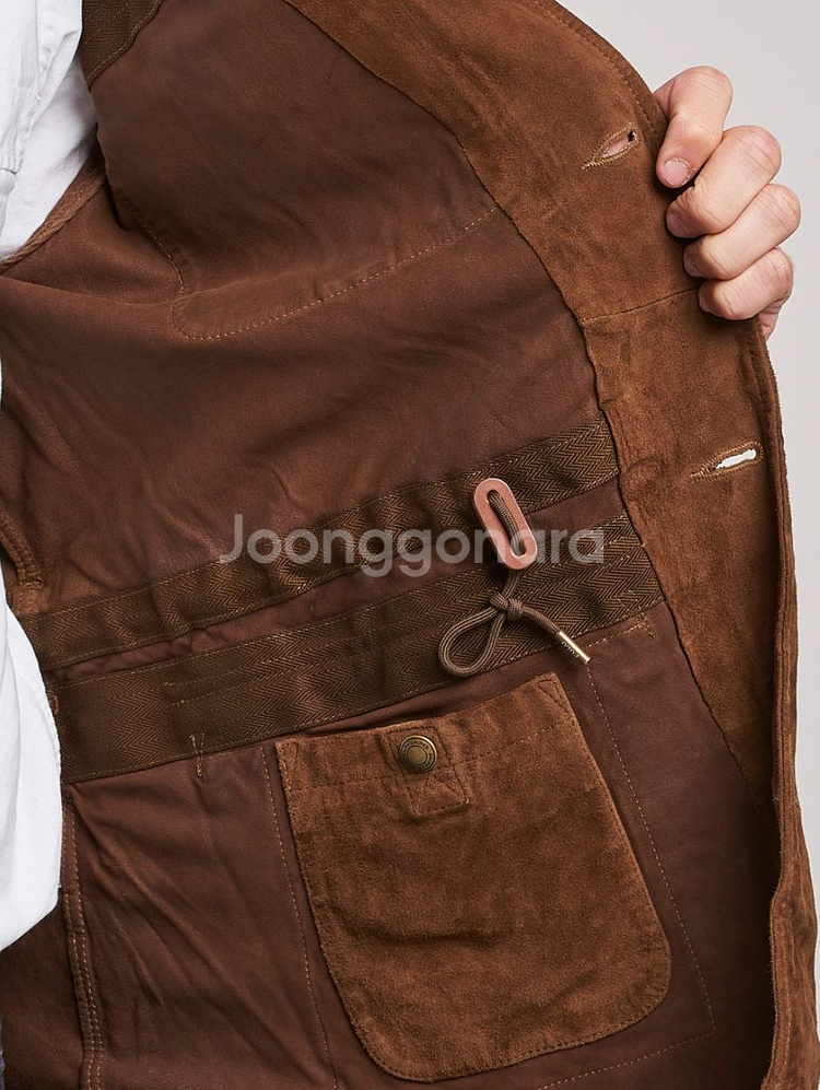 폴로 스웨이드 사파리 재킷 M 팝니다.--4