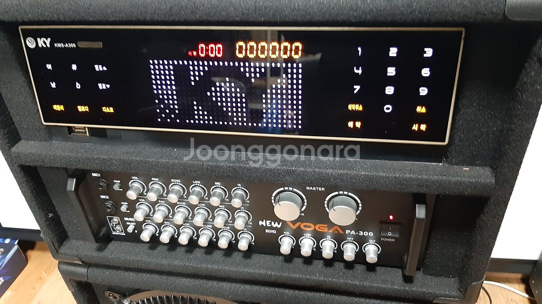 금영 최고급반주기A300 이동식노래방풀세트--1