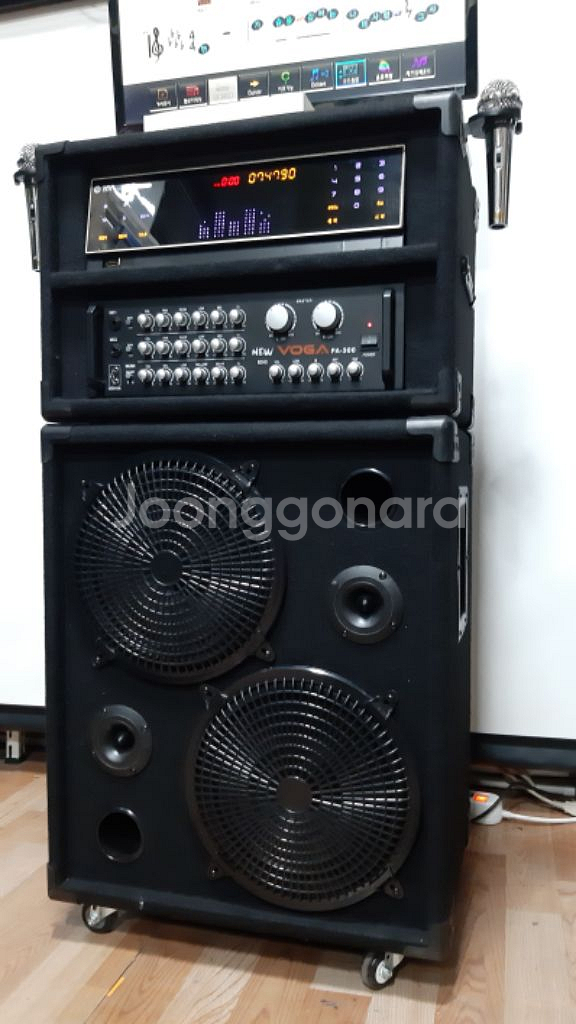 금영 최고급반주기A300 이동식노래방풀세트--9